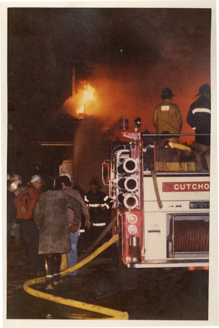 Sacks Potatoe House Fire - Mattituck: October 1980